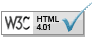 Valid HTML 4.01 Transitional